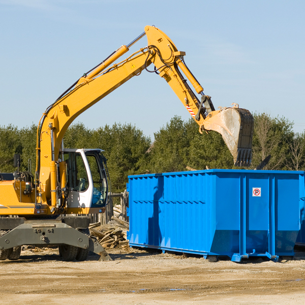 can i rent a residential dumpster for a construction project in Drain